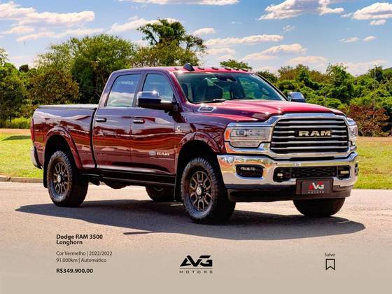RAM 3500 6.7 I6 TURBO DIESEL LIMITED LONGHORN CD 4X4 AUTOMÁTICO RAM 3500 6.7 I6 TURBO DIESEL LIMITED LONGHORN CD 4X4 AUTOMÁTICO